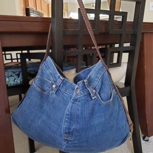 Jeaneology HooDoo Upcycling Denim Bag 1